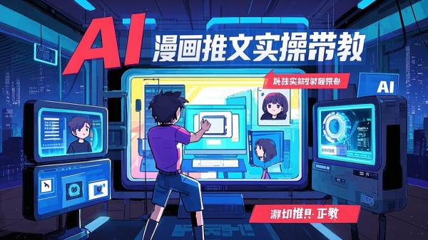 [原创]AI漫画推文，从0—1手把手带实操，10分钟制作一条原创视频[吾爱独家]