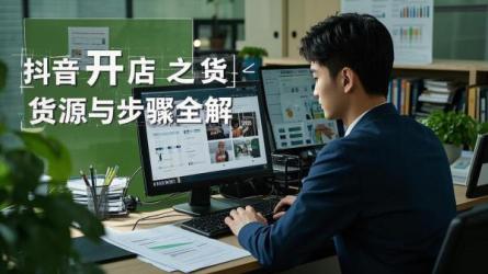 [原创]抖音开店铺货源怎么找？开店铺需要什么步骤？