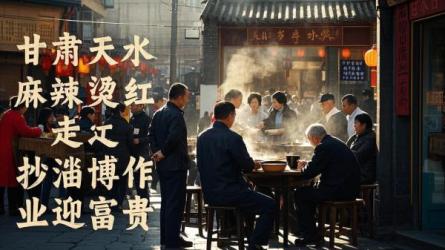 [原创]甘肃天水麻辣烫走红：淄博作业抄得好，泼天富贵少不了