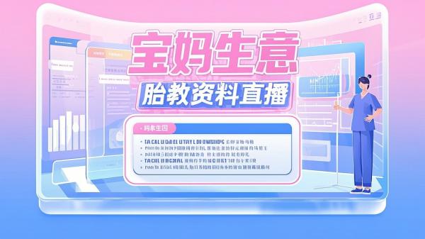 [原创]一单50做宝妈的生意 新生儿胎教资料无人直播高级玩法 日入2000[吾爱独家]