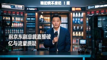 [原创]前“京东副总裁”开播一年，销售额破亿，曾被质疑博流量