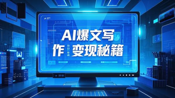 [原创]AI爆文写作变现秘籍，AI写作全攻略基础 指令 变现 涨粉，全面提升写作爆文变现能力[吾爱独家]