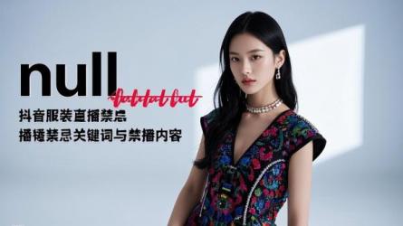 [原创]抖音服装直播禁忌关键词是什么？直播中不能出现什么内容？