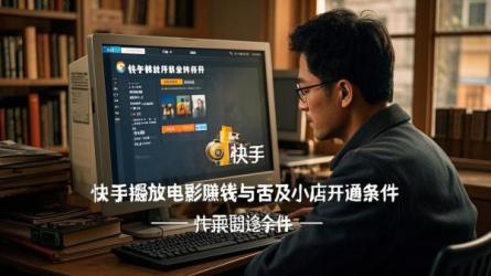 [原创]快手24小时播放电影赚钱吗？小店开通条件