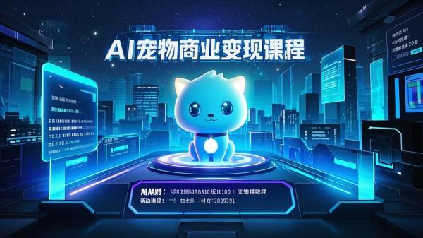 [原创]AI宠物商业变现课程[吾爱独家]