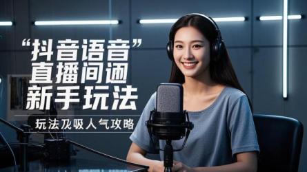 [原创]抖音语音直播间怎么玩？新手如何直播吸引人气？