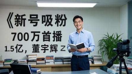 [原创]新号吸粉700万、首播卖了1.5亿，但董宇辉“不宁静”