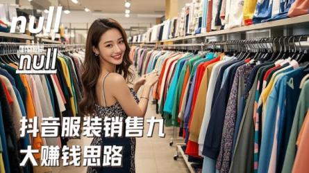 [原创]抖音卖服装，9个赚钱思路