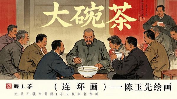 [原创]大碗茶[选自中国连环画1991.4][陈玉先绘画][吾爱独家][吾爱独家][原创]