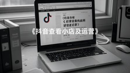 [原创]抖音怎么查看自己的小店？怎么运营？