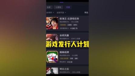 小程序游戏发行人课程-课程-网盘资源分享