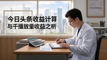 [原创]今日头条收益是怎么计算的？今日头条1000播放量收益多少？