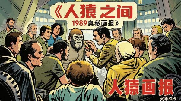 [原创]人猿之间[奥秘画报编辑部1989年6月 张建平绘][独家]