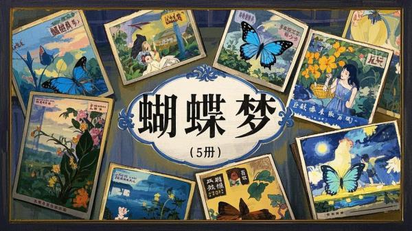 蝴蝶梦五册，神秘浪漫之旅。[原创]