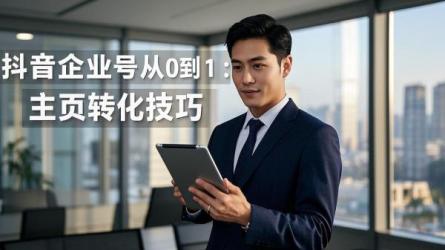 [原创]从0-1玩转抖音企业号：主页转化的设置技巧