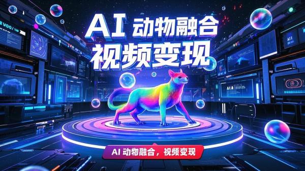 [原创]AI制作爆火视频，动物融合变异，单日变现1k[吾爱独家]