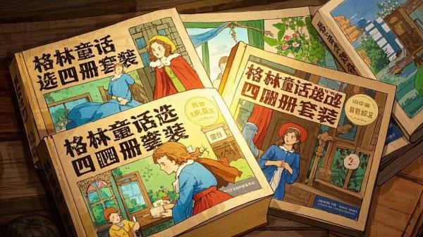 [原创]格林童话选（4册）[独家]