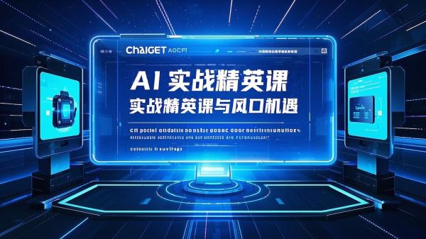 [原创]AI实战精英课，chatgptAI实战教程，一起抓住AI风口的机会[吾爱独家]
