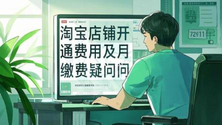 [原创]开通淘宝店铺要多少钱？开店每个月要交钱吗？
