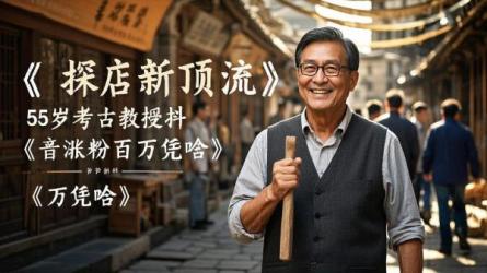 [原创]探店赛道又出新顶流，55岁考古教授凭啥两周抖音涨粉百万？