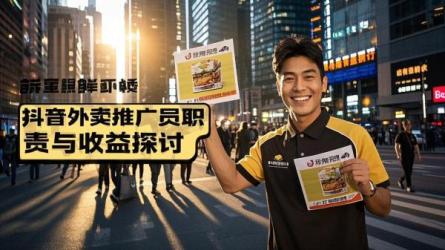 [原创]抖音外卖推广员是做什么的？赚钱吗？