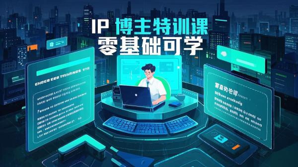 [原创]IP博主打造特训课，0基础也能做自媒体[吾爱独家]