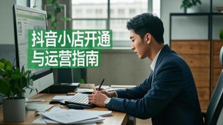 [原创]抖音小店店铺运营怎么做？如何开通？