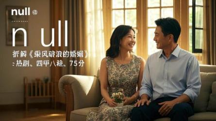 [原创]拆解热剧《乘风破浪的婚姻》：四平八稳，75分