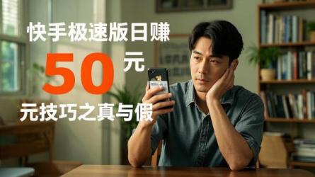 [原创]快手极速版一天赚50元的技巧是什么？真的吗？