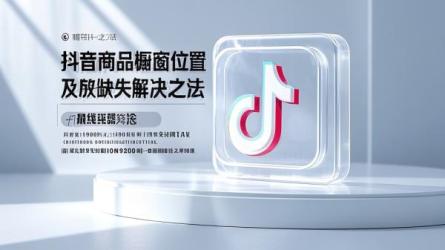 [原创]抖音上没有商品橱窗怎么办？商品橱窗在哪个位置？