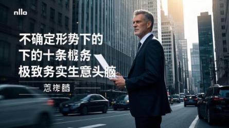 [原创]不确定形势下，10条极致务实的生意头脑