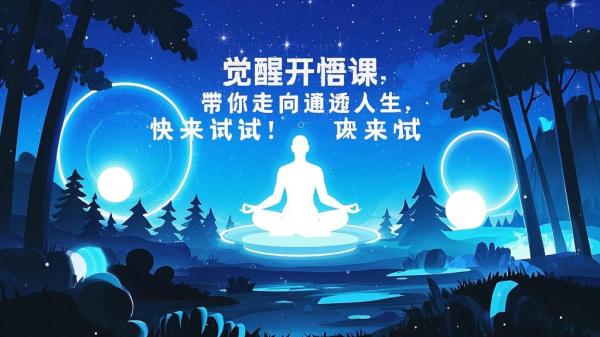 觉醒开悟课，带你走向通透人生，快来试试！[原创]