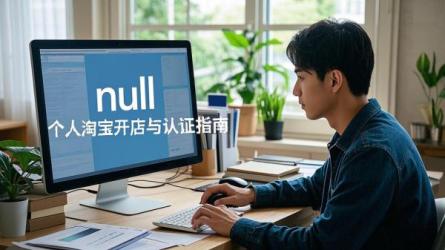 [原创]个人如何在淘宝开店？淘宝开店的认证方式