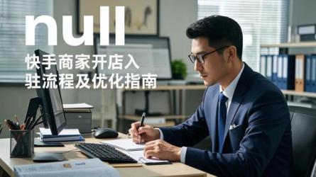 [原创]快手商家开店入驻流程是什么？怎么优化？