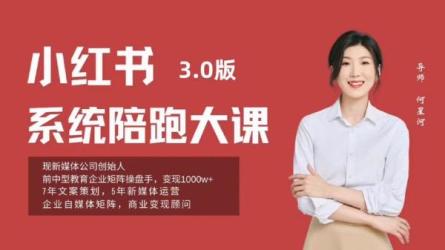 小红书课程及陪跑营-课程-网盘资源分享