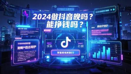 [原创]2024年做抖音晚吗？现在还能挣钱吗？