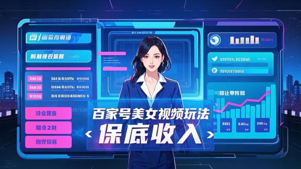 [原创]百家号美女视频细分领域玩法，只需搬运去重，月保底3-5000[吾爱独家]