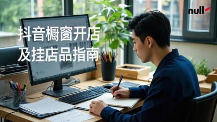 [原创]抖音橱窗怎么去开店？自己抖店商品怎么挂橱窗？