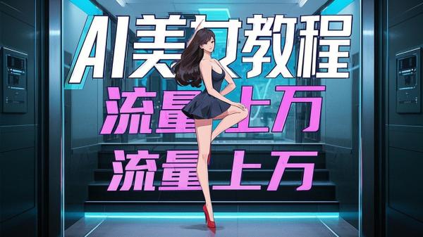 [原创]AI生成电梯一字马美女制作教程，条条流量上万，别再在外面被割韭菜了，全流程实操[吾爱独家]