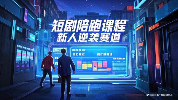 [原创]短剧陪跑课程，普通人逆袭的新赛道，新人入行短剧，先搞它100W[吾爱独家]