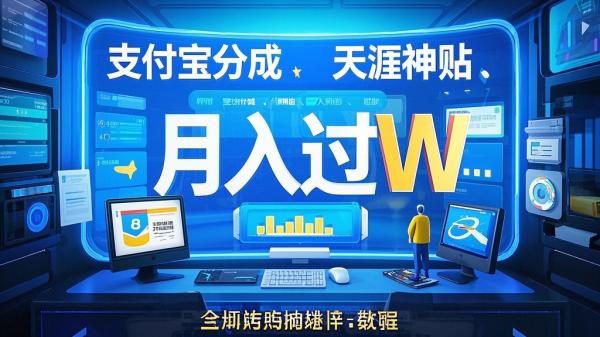 [原创]支付宝分成计划，天涯神贴视频，轻松月入过W，操作简单，适合宝妈，上班族【揭秘】[吾爱独家]