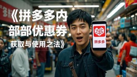 [原创]拼多多内部优惠券怎么获得？怎么使用？