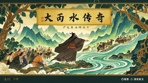 [原创]大禹治水[人民美术出版社][绘画 高适][古藤制作][吾爱独家][吾爱独家][原创]