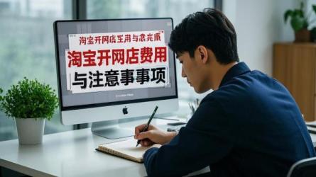 [原创]淘宝开网店需要多少钱？开店的注意事项有哪些？