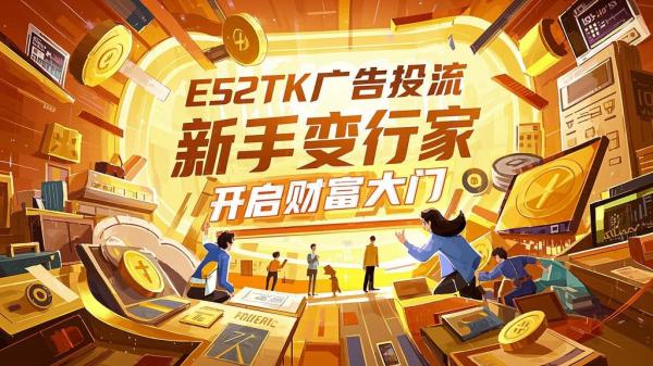 E52TK广告投流，新手变行家，开启财富大门。[原创]