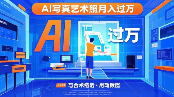 [原创]28 AI写真艺术照，一单几十块，轻松月入过万，实操演示教学！[吾爱独家]