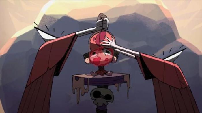 《Blind Eye》男孩偷吃祭祀的水果，人们认为是亵渎神灵，将他绑上祭台献祭电影解说文案-[原创首发]-吾爱文案网