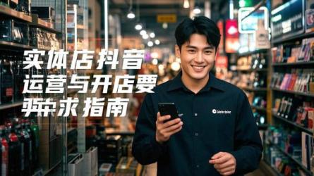 [原创]实体店开店怎么运营抖音？开店有何要求？