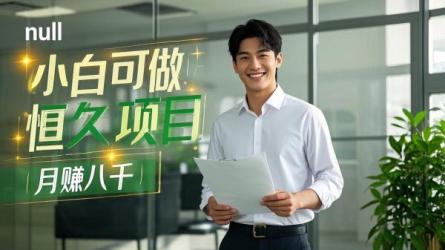 [原创]小白也能做的恒久项目，每月多赚8000