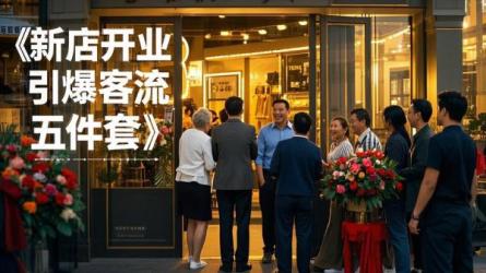 [原创]新店开业怎么引爆客流，给你一个开业五件套